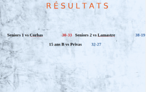 Programme réduit en ce week-end de Pentecôte