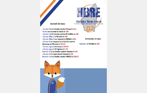 Matchs du week end