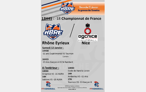 Matchs du week end