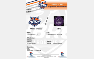 Matchs du week end