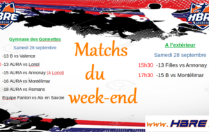 Programme du week end