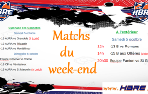 Programme du week end