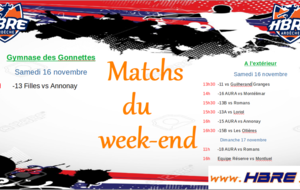 Matchs du week end