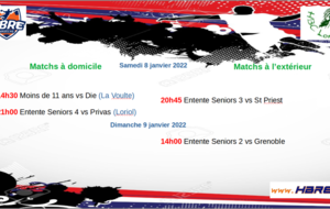 Matchs du week end