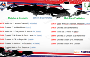 Matchs du week end