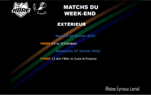 Matchs du week end