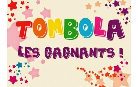 Résultat de la Tombola