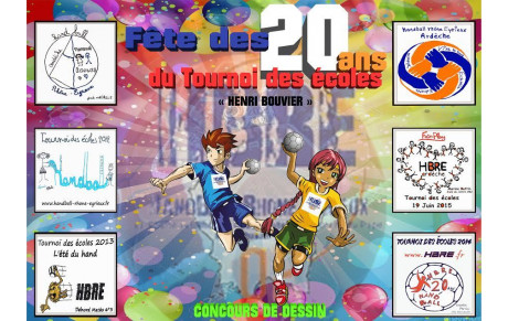 LE 16 JUIN, LE TOURNOI DES ECOLES &quot; HENRI BOUVIER&quot;  FÊTE SES 20 ANS!