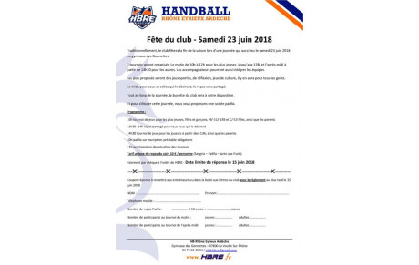 Fête du club