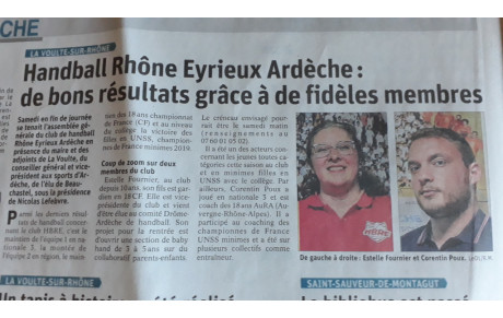 Article Assemblée Générale
